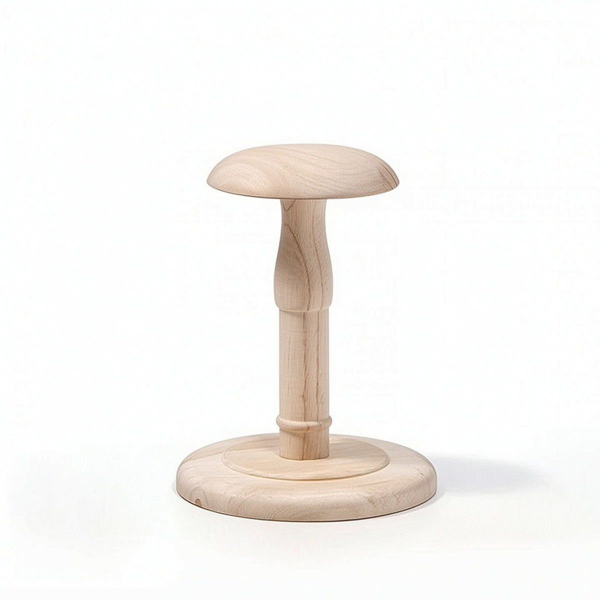 Wooden Hat Stand Freestanding Mushroom Hat Stand Sturdy Holder for Shop Owners, Boutique Counters, Studios