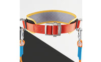 Waist Belt with Side Rings Industrial Adjustable Harness with Padded Waist High-Strength for Construction Workers, Tree Climbing