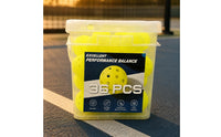 36 Pieces Seamless Molded 40-Hole Pickleball Ball Official Size and Weight Sports Gear Balanced Flight for Competition