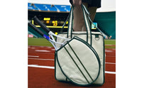 Large Capacity Tennis Bag Multi-Purpose Badminton Racket Bag Portable Canvas Tennis Tote Hand Carry for Travel