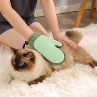 Pet Hair Remover and Cat Hair Remover Glove for Shedding, Silicone Bristles Dog Hair Remover, Gentle on Skin Cat Grooming Glove, Bathing Tool