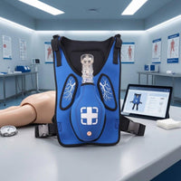 Lightweight Children's Heimlich Training Vest Portable Airway Obstruction Practice Vest Padded Healthcare Teaching Adjustable for Children, Instructional Use