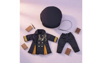 Long Coat Uniform Circular Cap Doll Outfit Tailored Model Accessory