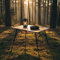 Aluminum Camping Table Compact Storage Folding Camping Table Rust Resistant Outdoor Furniture for Road Trip