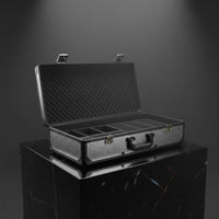 Graded Card Storage Box Large Capacity Graded Card Case Shockproof Sponge Protection Locking Graded Card Holder for TCG Collectors, Tournaments