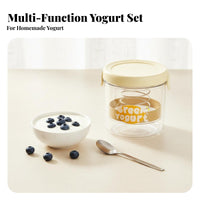 Food-Grade Material Greek Yogurt Strainer Reusable Yogurt Filter Container Easy to Clean Whey Filtering Jar Large Capacity for Health Enthusiasts, Home Cooks, Meal Prep