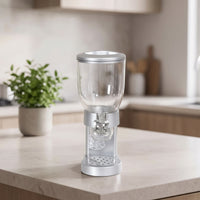 Single Cereal Dispenser Transparent Dry Food Dispenser Compact Space-Saving for Breakfast Station
