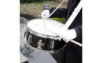School Band 14 Inch Snare Drum Included Drumsticks Marching Snare Drum Sharp Sound Percussion Instrument Chrome Finish for Stage Performance