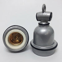 E27 Lamp Holder for Reptile Heat Lamp Holder, Ceramic Interface Bulb Holder for Snake and Turtle, Die-Cast Aluminum Housing, E27 Lamp 1 Pack