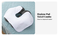 U-Shaped Headrest U-Shaped Face Cushion PP Cotton Filling Massage Headrest Pillow Massage Bed Face Pillow One-Piece