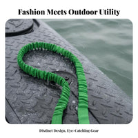 Kayak Paddle Leash Anti-Loss Boat Paddle Safety Rope Elastic Oar Tether Sturdy Bungee Tool Lanyard Sturdy Duty