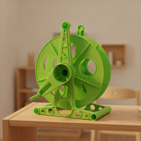 Open-Frame Cable Reel Winder with Handle