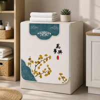 Washing Machine Cover for Top Loaders, Waterproof and Sunscreen Dust Cover for Balcony Use