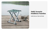 Foldable space-saving on-the-on-the-move Stool long-lasting foldable Seat sturdy Duty Portable Seating Lightweight for on-the-on-the-moveers, Backpackers, Fishing, Outdoors, Camping, Backpacking