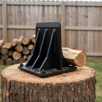 Log Splitter Labor-Saving Manual Log Splitter Stable Base Firewood Splitting Tool for Camping