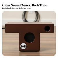 Ergonomic Shape Slaptop Percussion Box Drum Internal Piezo Pickup Slaptop Percussion Box Drum Portable Percussion Instrument for Drummers, Musicians