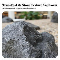 Realistic Natural Texture Artificial Foam Rock Easy Installation Faux Decorative Stone Effortless Maintenance Fake Stone Ornament All-Weather for Interior Designers, Business Owners, Courtyard, Patio, Commercial Areas, Poolside