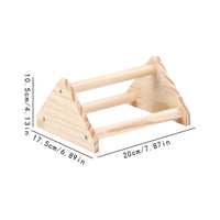 Natural Wood Wooden Chick Perch Easy Assembly Chick Training Perch Parrot Tabletop Intended for Chicks, Chicken Coop, Brooder