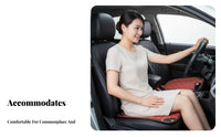 3 Pieces Breathable 3-Piece Beaded Seat cushion Set Cooling Automotive Accessory Anti-Slip spine spinerest Mat Ventilated for vehicles Owners, everyday travelers, Office Workers, extended driving Driving, everyday Commute, journeys, pickup