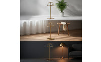 Stainless Steel Hat Display Stand Freestanding Hat Display with Round Base Brushed Metal Rust-Resistant for Retailers