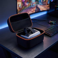 VR Headset Case Lined Interior VR Glasses Case Black Electronics Storage
