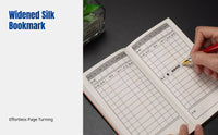 A6 Account Book, Portable Notebook, Daily Expense & Income Ledger, Financial Log, Business & Home, Multi-Color, Vintage Design
