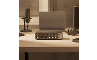 USB Audio Interface Professional Audio Interface with Loopback Bus Powered Hardware for Vocalists, Streamers