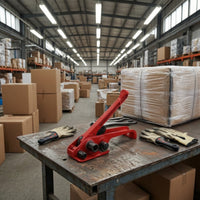Manual Strapping Tensioner Easy to Operate Strapping Tensioner with Cutter Efficient Manual Banding Tool for Packers, Warehouses