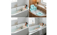Detachable Bath Cushion with Seat Pad Quick-Drying Shower Chair Pad Breathable Padded for Adults, Elderly, Bathtub
