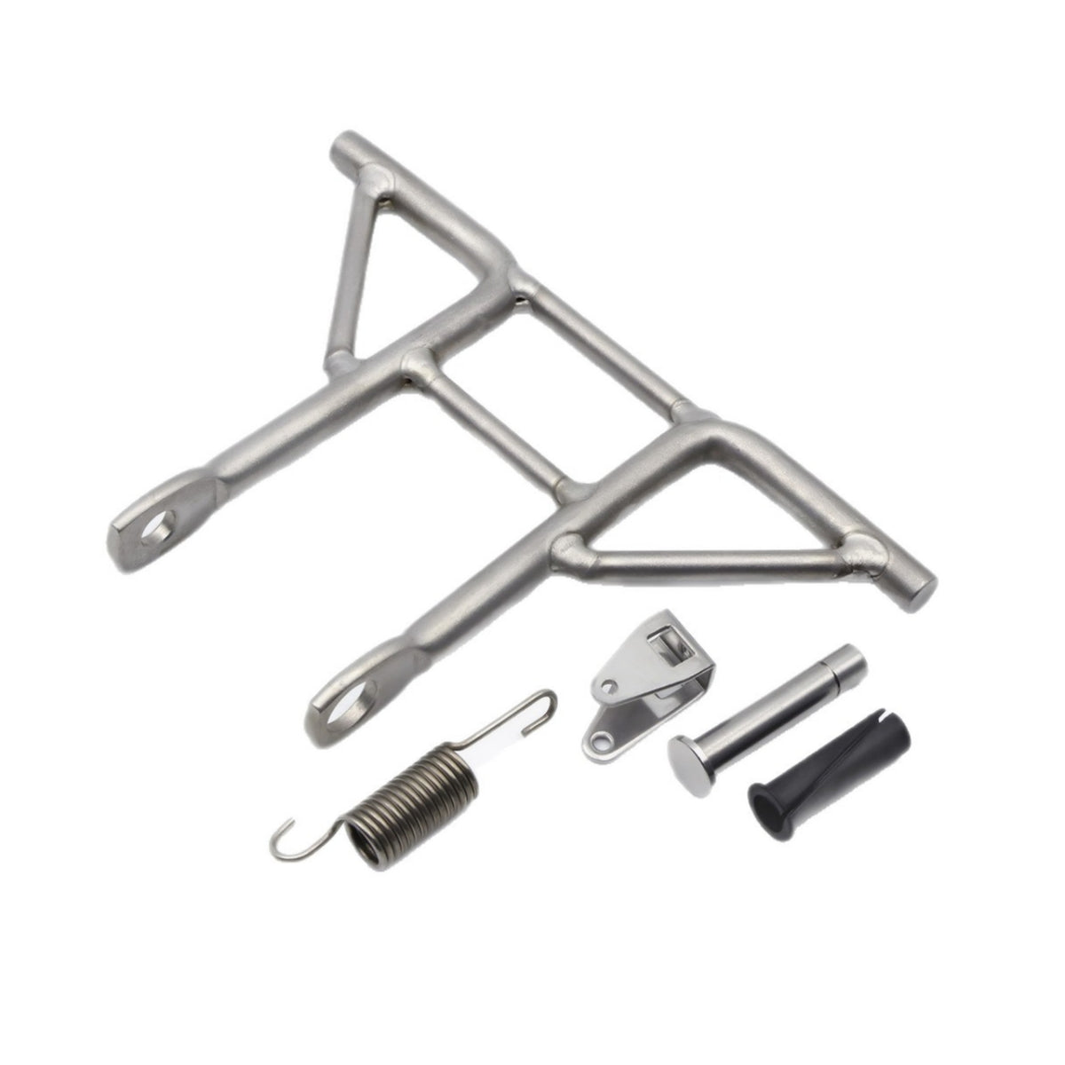 Heavy-Duty Tilt Bracket Assembly with Hardware Reliable Outboard Motor Tilt Bracket Stable Engine Part Welded for Boat Owners
