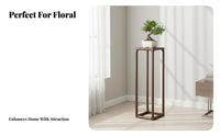 Floor-Standing Chinese design plant Pedestal Elegant artistic Plant Display adaptable Use Indoor Furniture craftsmanal for Home Decorators, home residents, Cultural lovers, Living Room, Bedroom, Entryway, Office