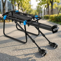 Cycle Rear Rack Disc Brake Compatible Rear Cargo Rack Rapid-Detach for Commuting