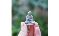 Miniature Monk Little Miniature Buddha Compact Contemplative Figurine for Terrarium, Tabletop