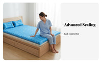 Water-Filled Cooling Mattress No Electricity Needed Water Cooling Mattress Pad Energy Saving Portable Bed Chiller for Hot Sleepers, Couples, Dorm Room