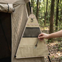 Drying Stand, Foldable Hanging Rack, for Camping, with Storage Bag, 6 Hooks