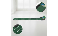 Golf Putting Mat with Ball Return Realistic Putting Mat with Ball Return Distance Markers for Golfers