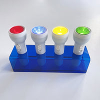 4 Pieces Flashlight with Color Portable Handheld Torch for Kids, Classroom, Kindergarten