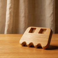 3-Hole Cue Rest Space-Saving Beech Wood Cue Simple Setup Construction Holder
