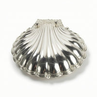 Clam Shell Dish Decorative Clamshell Tray Fruit Bowl with Base for Party