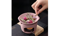 Herb Burner Minimalist Ceramic Incense Burner Matte for Meditation, Tea Ceremony