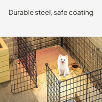 Adjustable Indoor Pet Playpen, Dog Cat Fence, DIY Gate
