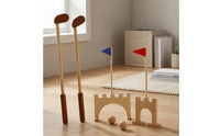 Wooden Golf Set Indoor Kids Golf Set Outdoor for Playroom, Preschool, Nursery