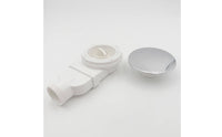 Shower Drain Kit Threaded Shower Drain with   Cover Round for Home Renovators, Plumbers, Wet Room, Washroom Renovation