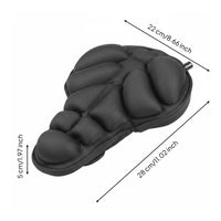 Inflatable Saddle Cover Shock Absorbing Inflatable Bike Seat Cover Anti Slip Sports Gear for Biking