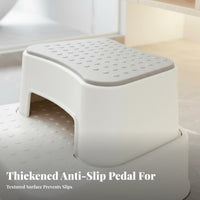 Non-Slip Design 2-Step elevateer for children Wide Steps two-levelHeight Bathroom Stepper Easy to Clean Stepping Stool Sturdy Construction for Toddlers, Parents, Hand Washing, toilet training, Bedroom, Kitchen