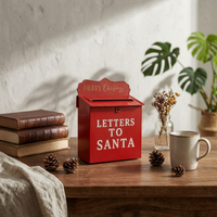 Christmas Wall Mailbox Indoor or Outdoor Christmas Mailbox North Pole Post Holiday Decor