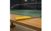 Badminton Swing Practice Aid Metal Shaft Adjustable Resistance Swing Practice Aid Grip Training Stick Sturdy Construction Motion