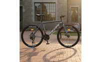Lightweight Multi-Speed Road Bike Double Disc Brakes Road Bike High-Carbon Steel Frame Racing Bike Easy Assembly for Beginners, Students, Women, City Commuting
