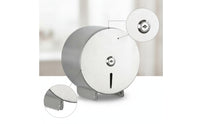 Stainless Steel Bathroom Tissue Dispenser with Shelf Rustproof Bathroom Tissue Holder with Shelf Corrosion-Resistant Compact for Businesses