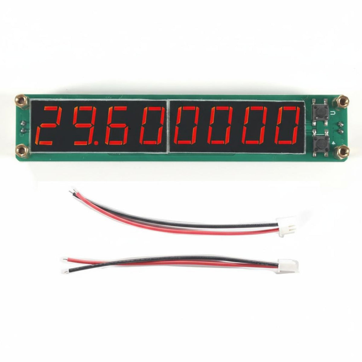 Wide Measurement Range Frequency Display Component Selectable Gate Times Digital Frequency Counter Compact Design for Electronics Hobbyists
